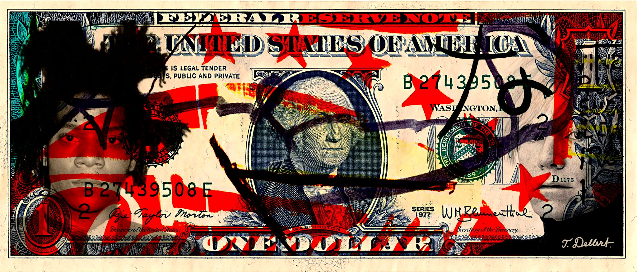 BASQUIAT WARHOL ART DOLLAR 